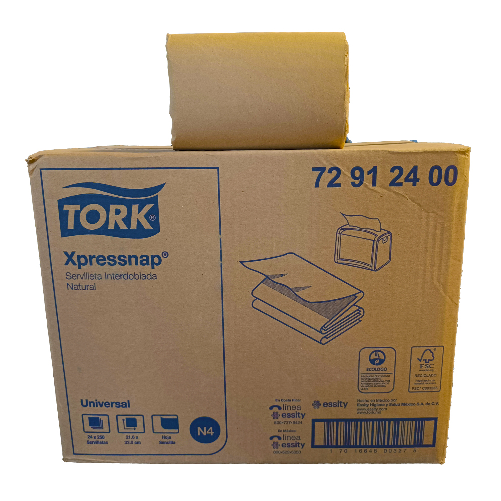SERVILLETA XPRESSNAP SIGNATURE KRAFT 24 Paq. x 250UD SE70052