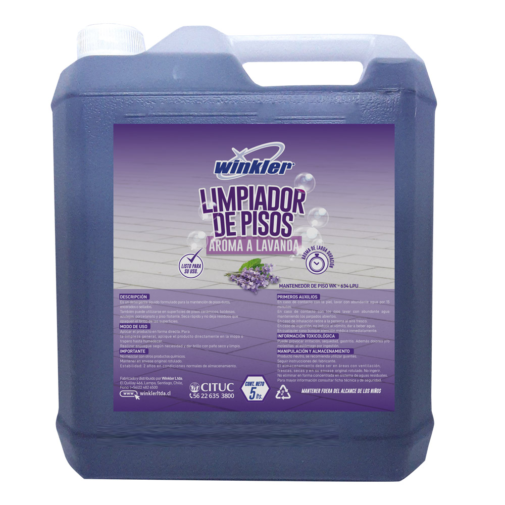 LIMPIADOR DE PISOS LAVANDA 5L