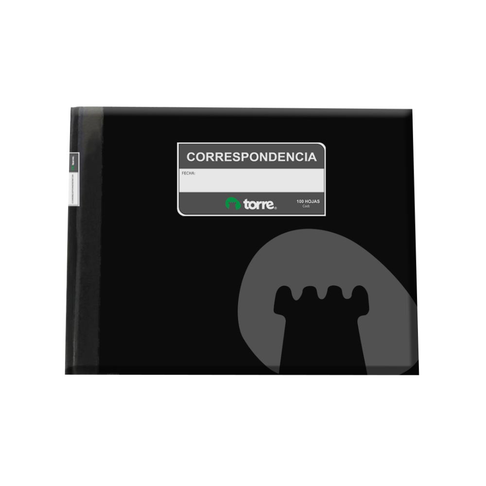 LIBRO REGISTRO CORRESPONDENCIA 100 HJS UD