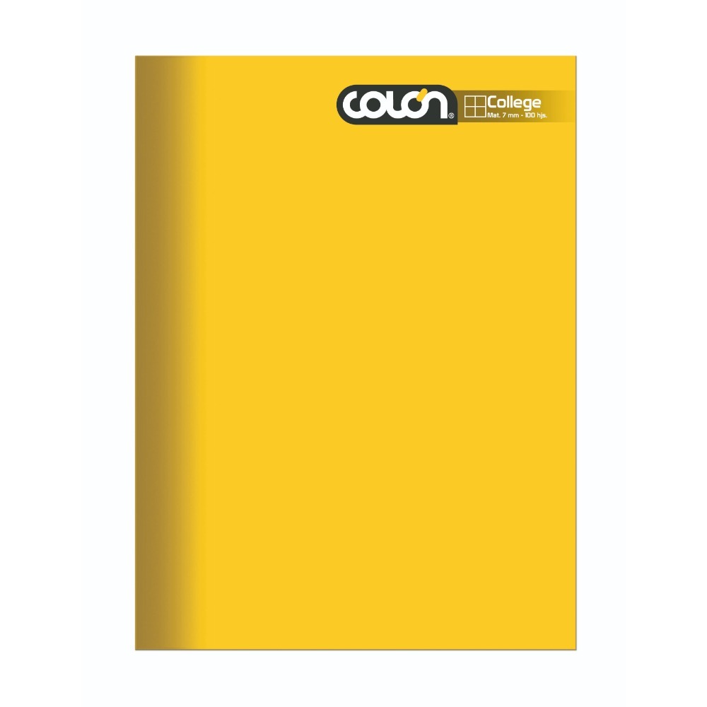 CUADERNO COLLEGE CUADRICULADO 7 mm 100 hojas 1 unid