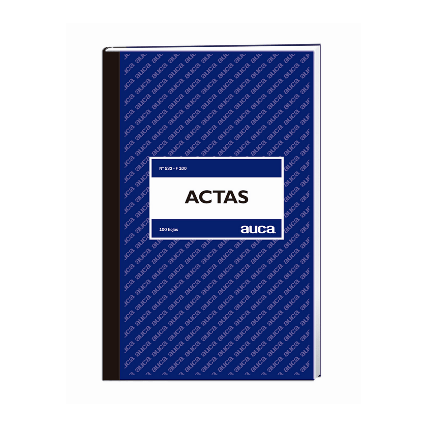 LIBRO DE OFICINA TIPO ACTA 100 hojas 1 unid - AUCA