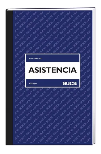 LIBRO REGISTRO DE ASISTENCIA 100 HJS UD