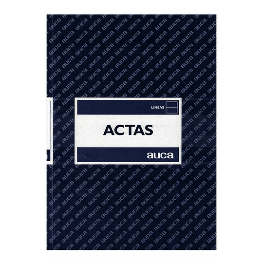 LIBRO DE OFICINA TIPO ACTA 400 hojas 1 unid - AUCA