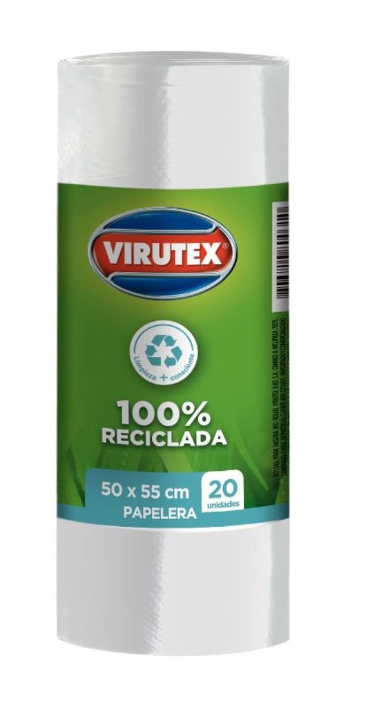 BOLSA BASURA BLANCA 50x55 Rollo 20 UD [1101823]