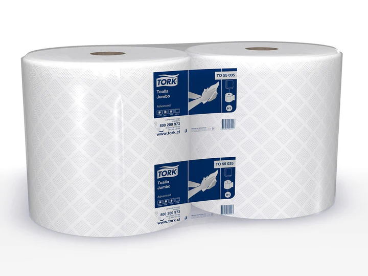 TOALLA JUMBO D/H 2 Rollos x 200M TO55035