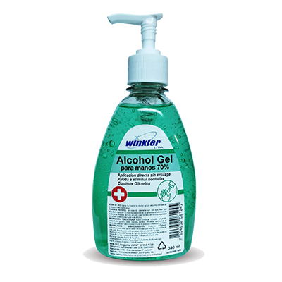 ALCOHOL GEL TAPA PUSH PULL Env. 340mL