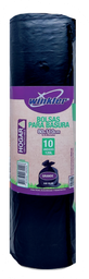 [AS88WK004] BOLSA BASURA NEGRA GRANDE 80x110 (120 lts) Rollo 10 UDS