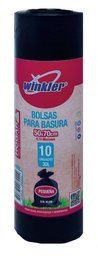[AS88WK006] BOLSA BASURA NEGRA 50x70x0,15 Rollo 10 UDS