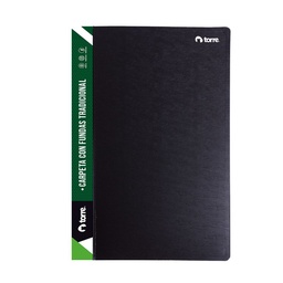 [OF91TR021] CARPETA OFICIO 20 FUNDAS VINIL LISO S/DISEÑO UD