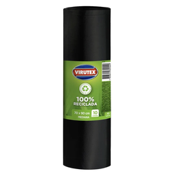 [AS88VT002] BOLSA BASURA NEGRA MEDIANA 70x90 (70 lts) Rollo 10 UD  [1880044]