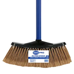 [AS88VT006] ESCOBILLON USO INTERIOR FIBRA MEDIA MANGO METALICO 32 cm UD [1101706]