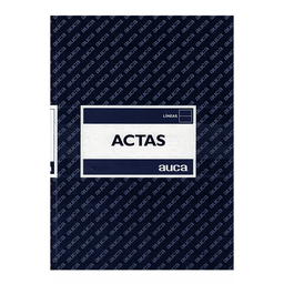 [OF91AU026] LIBRO DE OFICINA TIPO ACTA 400 hojas 1 unid - AUCA