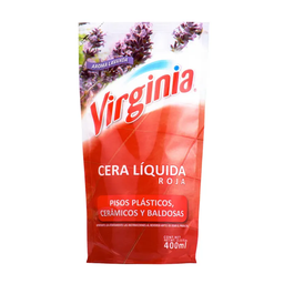 [AS85DM006] CERA PARA PISOS LIQUIDA DOYPACK ROJA 400mL