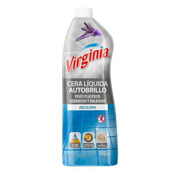 [AS85DM007] CERA PARA PISOS AUTOBRILLO INCOLORA 900 mL - VIRGINIA