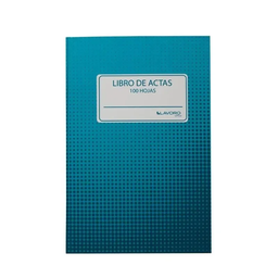 [OF91PR175] LIBRO DE OFICINA TIPO ACTA CUADRICULADO 100 hojas 1 unid - LAVORO
