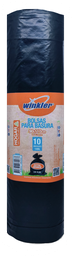[AS88WK003] BOLSA BASURA NEGRA GRANDE 90x110 (120 lts) Rollo 10 unid - WINKLER
